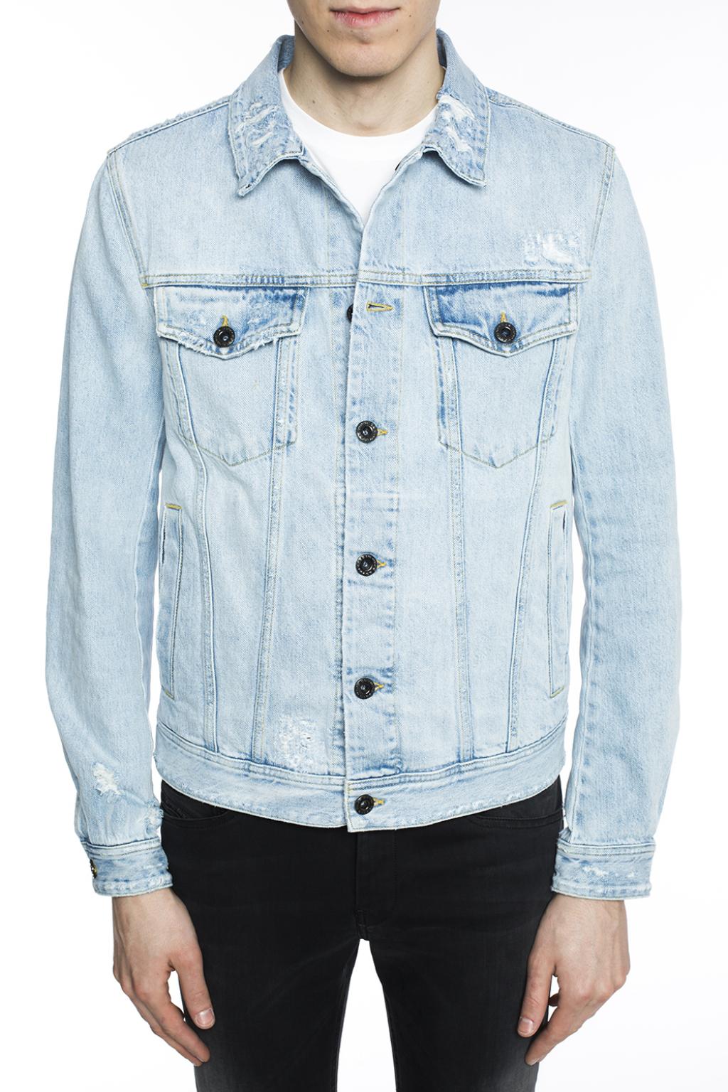 Diesel black gold denim on sale jacket